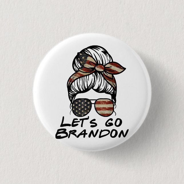 Let's Go Brandon, Lets Go Brandon  3 Cm Round Badge (Front)