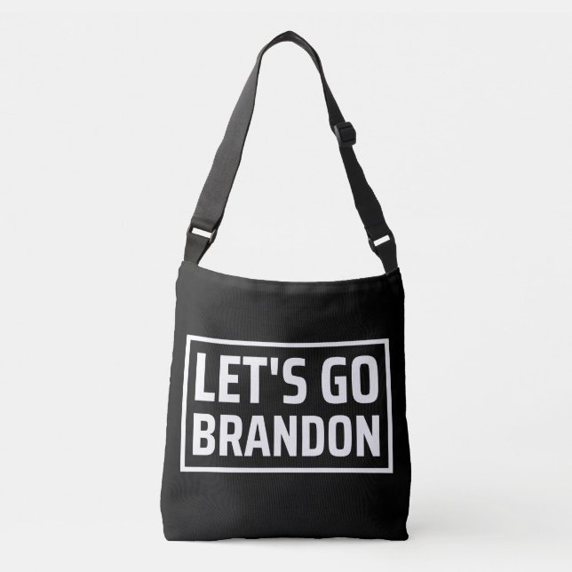 lets go brandon lets go brandon crossbody bag (Front)