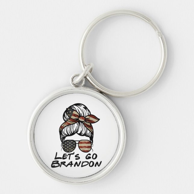 Let's Go Brandon, Lets Go Brandon  Key Ring (Front)