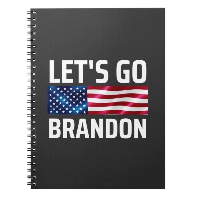 lets go brandon lets go brandon notebook (Front)
