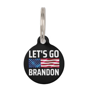 lets go brandon lets go brandon pet tag