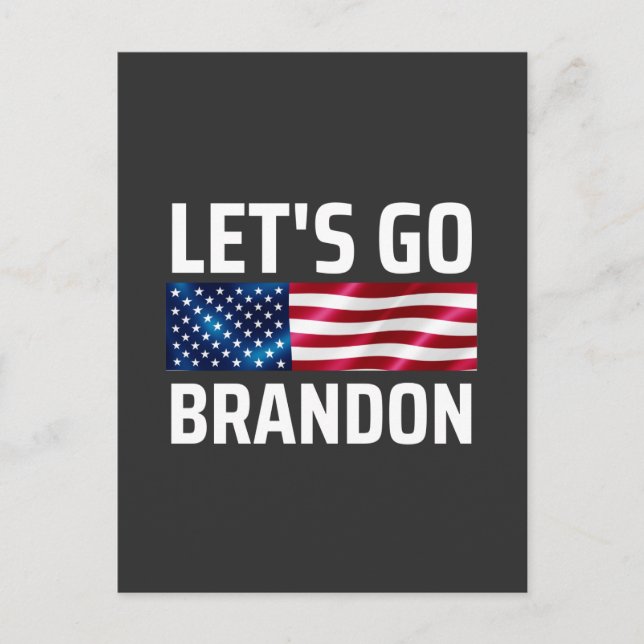 lets go brandon lets go brandon postcard (Front)