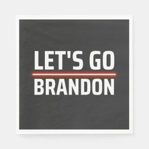 let's go brandon napkin