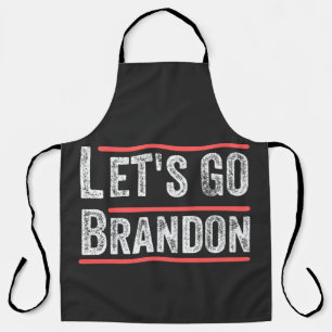 Lets Go Brandon Political Humour T Shirts Apron