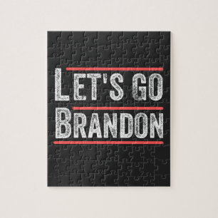 Lets Go Brandon Political Humour T Shirts Jigsaw Puzzle