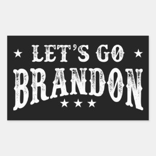 Let's Go Brandon Rectangular Sticker
