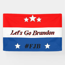 Lets Go Brandon Red White Blue FJB Stars House Fla