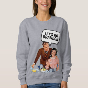LET'S GO BRANDON RETRO 1950'S COUPLE T-SHIRTS
