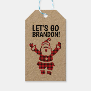 LET'S GO BRANDON! SANTA GIFT TAGS