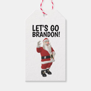 LET'S GO BRANDON! SANTA GIFT TAGS