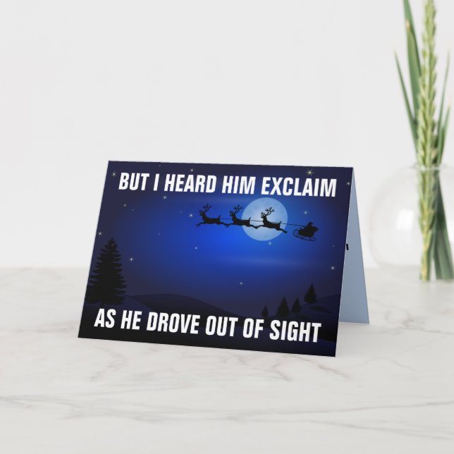 LET'S GO BRANDON! SANTA OVERSIZED CHRISTMAS CARDS (Front)