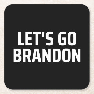 let's go brandon square paper coaster