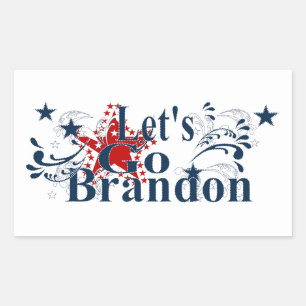 Let's Go Brandon Star Spangled Stickers