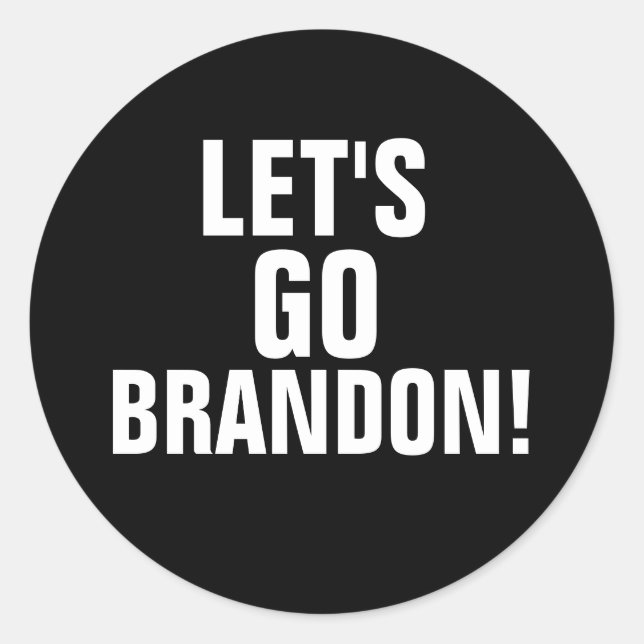 LET'S GO BRANDON! STICKERS DECALS (Front)