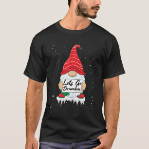 Lets-Go-Brandon Tee Funny Christmas Gnome Let's-Go