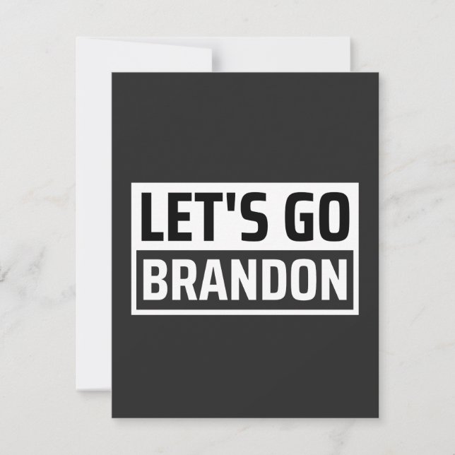let's go brandon thank you card (Front)