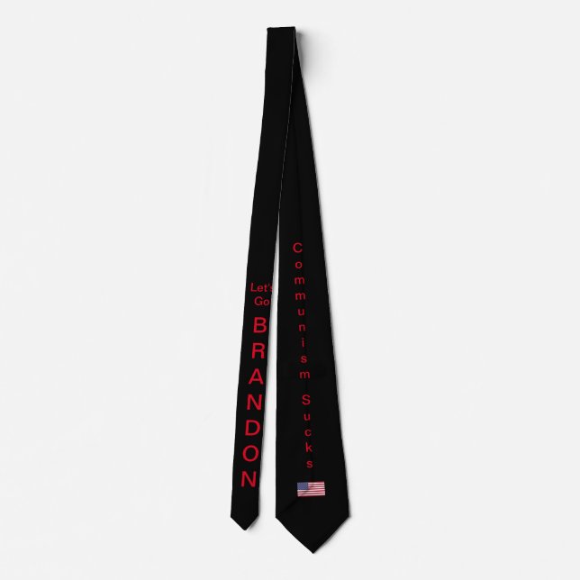 Let's Go Brandon Tie!  Neck Tie (Back)