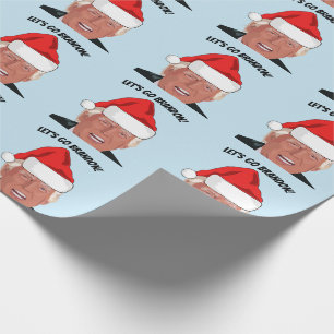 LET'S GO BRANDON! TRUMP CHRISTMAS  WRAPPING PAPER