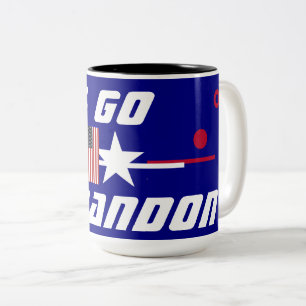 Let's Go Brandon   Two-Tone Coffee Mug