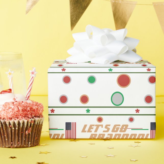 Let's go Brandon  Wrapping Paper (Birthday Party)
