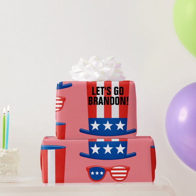 LET'S GO BRANDON! WRAPPING PAPER (Party Gifts)