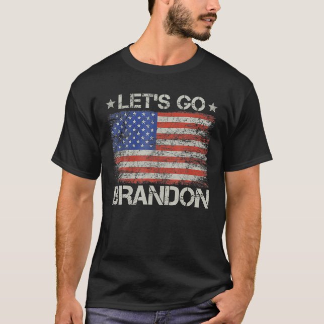 Let's Go Branson Brandon Conservative Anti Liberal T-Shirt (Front)