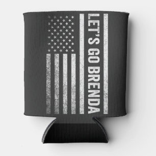 Let's Go Brenda American Flag Election Can Cooler