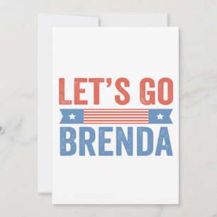 Let's go Brenda Kamala Election 2024 Thank You Card