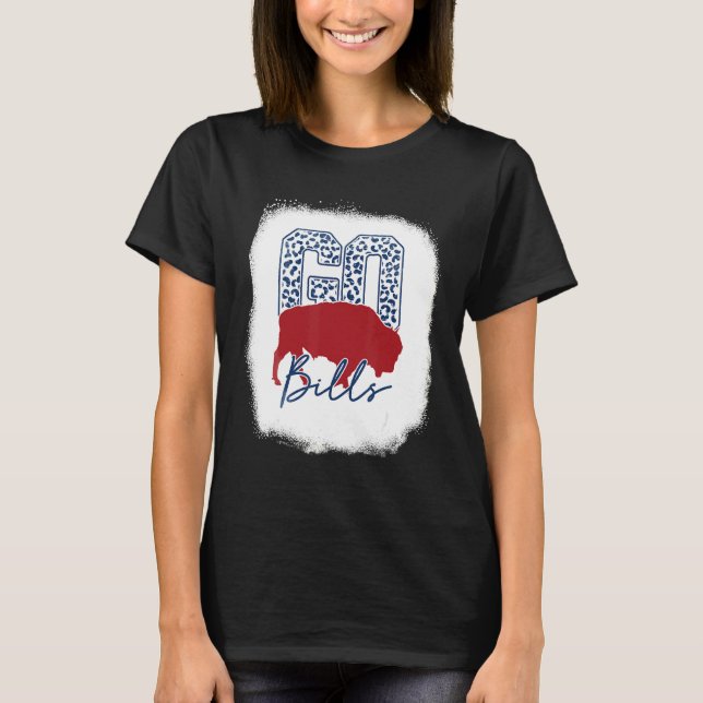 Let's Go Buffalo Fan Smash The Tables Mafia Bull D T-Shirt (Front)