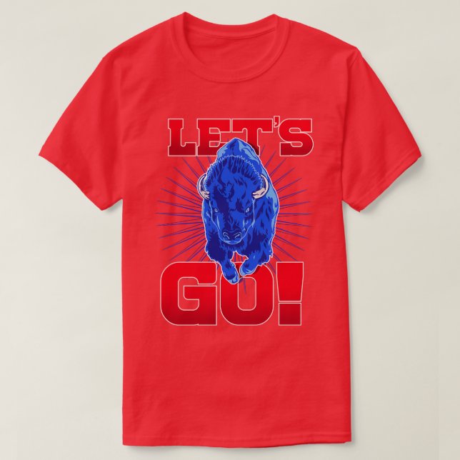 Lets Go Buffalo T-Shirt (Design Front)