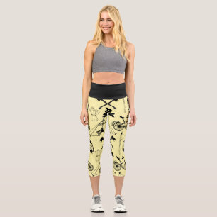 Let's go camping capri leggings