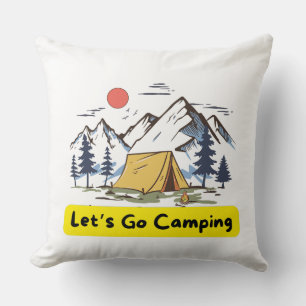 Let's Go Camping Cushion