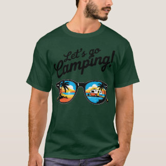 LETS GO CAMPING girl girl T-Shirt