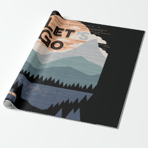Let's Go Camping, Go Camp Wrapping Paper