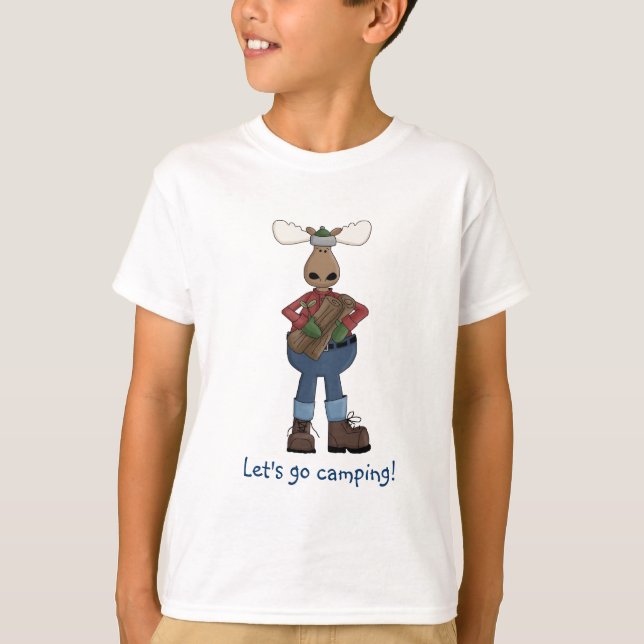 Let's Go Camping-Kids Tee (Front)