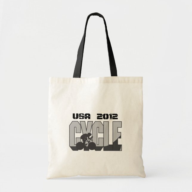 Lets Go Cycling - Tote Bag (Front)