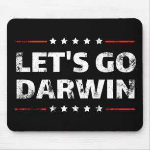 Let's Go Darwin Mouse Pad