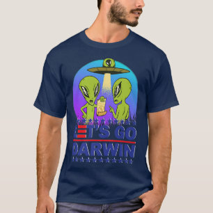 Let's Go Darwin USA Flag Vintage Fauci Ouchie Alie T-Shirt