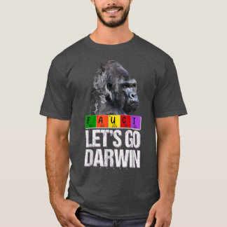 Let's Go Darwin USA Flag Vintage Fauci Ouchie Scie T-Shirt