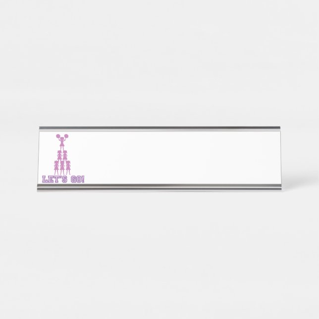 Let's Go Desk Name Plate (Front)