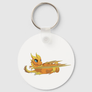 Let's Go Dragon Key Ring