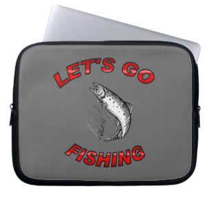 Lets go fishing Electronics Bag 10 to 17"
