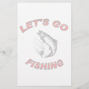 Lets go fishing stationery
