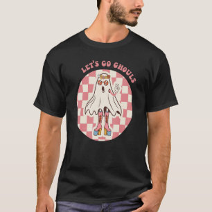 Let's Go Ghouls Disco Ball Ghost Spooky Halloween T-Shirt