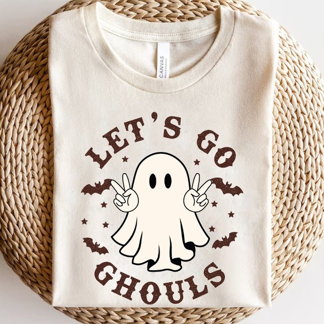 Lets Go Ghouls Funny Ghost Halloween Retro T-Shirt (Lets Go Ghouls Funny Ghost Halloween Retro T-Shirt)