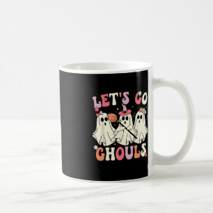Let's Go Ghouls Halloween Ghost Costume Retro Groo Coffee Mug