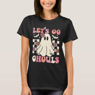 Let's Go Ghouls Halloween Ghost Costume Retro Groo T-Shirt