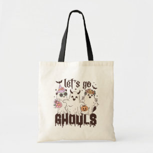 Let's Go Ghouls Halloween Tote Bag