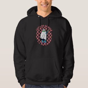 Let's Go Ghouls Hippie Halloween Hippie Ghost Boho Hoodie
