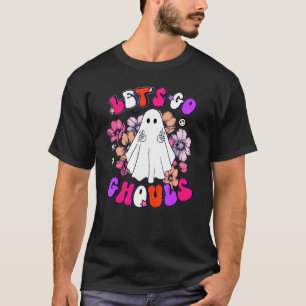 Let's Go Ghouls Retro Halloween Bachelorette Brida T-Shirt